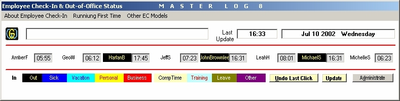 Employee Checkin8 Screenshot